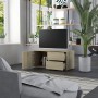 TV stand made of plywood in oak color, measuring 80x34x36 cm. by vidaXL, TV Furniture - Ref: Foro24-801853, Price: 47,94 €, D...