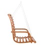 Solid fir wood swing bench with teak finish by vidaXL, Garden rockers - Ref: Foro24-3200616, Price: 442,99 €, Discount: %