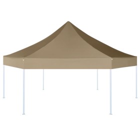 Sechseckiges Pop-Up-Faltzelt 3,6x3,1 m Taupe 220g/m² von vidaXL, Zelte und Pavillons - Ref: Foro24-362009, Preis: 171,71 €, R...