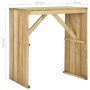 Impregnated pine wood bar table 100x60x110 cm by vidaXL, Garden tables - Ref: Foro24-318416, Price: 140,72 €, Discount: %