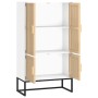 Tall white plywood sideboard 70x35x125 cm by vidaXL, Lockers and storage cabinets - Ref: Foro24-352139, Price: 161,52 €, Disc...