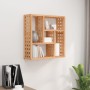 Solid walnut wood wall shelf 49x15x49 cm by vidaXL, Shelves and shelves - Ref: Foro24-350369, Price: 46,83 €, Discount: %