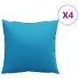 Decorative cushions 4 units green fabric 60x60 cm by vidaXL, Cushions - Ref: Foro24-314358, Price: 48,90 €, Discount: %