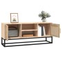 Iron and plywood TV cabinet 105x30x45 cm by vidaXL, TV Furniture - Ref: Foro24-352099, Price: 118,12 €, Discount: %