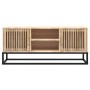 Iron and plywood TV cabinet 105x30x45 cm by vidaXL, TV Furniture - Ref: Foro24-352099, Price: 118,12 €, Discount: %