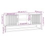 TV-Schrank aus Eisen und Sperrholz, 105 x 30 x 45 cm von vidaXL, TV-Möbel - Ref: Foro24-352099, Preis: 118,28 €, Rabatt: %