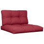 Cushions for pallets 2 units red fabric by vidaXL, Cushions for chairs and sofas - Ref: Foro24-314522, Price: 36,54 €, Discou...