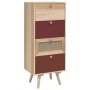 Aparador alto con cajones madera contrachapada 40x30x95 cm de vidaXL, Aparadores - Ref: Foro24-352156, Precio: 90,39 €, Descu...