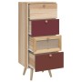 Aparador alto con cajones madera contrachapada 40x30x95 cm de vidaXL, Aparadores - Ref: Foro24-352156, Precio: 90,39 €, Descu...