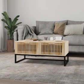 Iron and plywood coffee table 80x40x35 cm by vidaXL, Coffee table - Ref: Foro24-352102, Price: 92,37 €, Discount: %