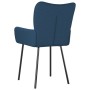 Sillas de comedor 2 unidades tela azul de vidaXL, Sillas de comedor - Ref: Foro24-344843, Precio: 126,87 €, Descuento: %