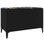 Black plywood record cabinet 74.5x38x48 cm by vidaXL, CD and DVD storage - Ref: Foro24-831966, Price: 34,99 €, Discount: %