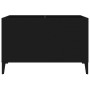 Mueble para discos madera contrachapada negro 74,5x38x48 cm de vidaXL, Almacenamiento para CD y DVD - Ref: Foro24-831966, Pre...