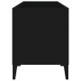 Mueble para discos madera contrachapada negro 74,5x38x48 cm de vidaXL, Almacenamiento para CD y DVD - Ref: Foro24-831966, Pre...