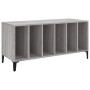 Mueble para discos madera contrachapada gris Sonoma 100x38x48cm de vidaXL, Almacenamiento para CD y DVD - Ref: Foro24-831987,...