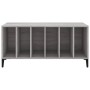 Mueble para discos madera contrachapada gris Sonoma 100x38x48cm de vidaXL, Almacenamiento para CD y DVD - Ref: Foro24-831987,...