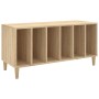 Sonoma oak plywood disc cabinet 100x38x48 cm by vidaXL, CD and DVD storage - Ref: Foro24-831976, Price: 82,58 €, Discount: %