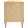 Sonoma oak plywood disc cabinet 100x38x48 cm by vidaXL, CD and DVD storage - Ref: Foro24-831976, Price: 82,58 €, Discount: %