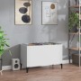 White plywood record cabinet 74.5x38x48 cm by vidaXL, CD and DVD storage - Ref: Foro24-831965, Price: 46,99 €, Discount: %