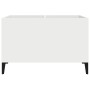 Mueble para discos madera contrachapada blanco 74,5x38x48 cm de vidaXL, Almacenamiento para CD y DVD - Ref: Foro24-831965, Pr...