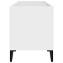 Mueble para discos madera contrachapada blanco 74,5x38x48 cm de vidaXL, Almacenamiento para CD y DVD - Ref: Foro24-831965, Pr...