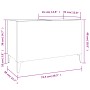 White plywood record cabinet 74.5x38x48 cm by vidaXL, CD and DVD storage - Ref: Foro24-831965, Price: 46,99 €, Discount: %