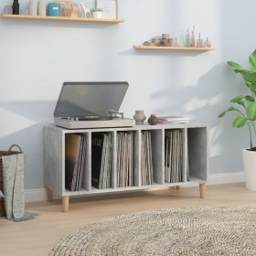 Plywood gray concrete record cabinet 100x38x48 cm by vidaXL, CD and DVD storage - Ref: Foro24-831977, Price: 76,99 €, Discoun...