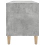 Mueble discos madera contrachapada gris hormigón 100x38x48 cm de vidaXL, Almacenamiento para CD y DVD - Ref: Foro24-831977, P...