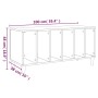 Sperrholz Scheibenmöbel grauer Beton 100x38x48 cm von vidaXL, CD- und DVD-Speicher - Ref: Foro24-831977, Preis: 75,76 €, Raba...