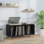 Black plywood record cabinet 100x38x48 cm by vidaXL, CD and DVD storage - Ref: Foro24-831974, Price: 75,75 €, Discount: %