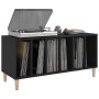 Black plywood record cabinet 100x38x48 cm by vidaXL, CD and DVD storage - Ref: Foro24-831974, Price: 75,75 €, Discount: %