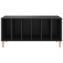 Black plywood record cabinet 100x38x48 cm by vidaXL, CD and DVD storage - Ref: Foro24-831974, Price: 75,75 €, Discount: %