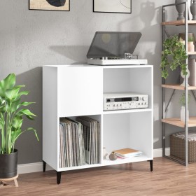 White plywood record cabinet 84.5x38x89 cm by vidaXL, CD and DVD storage - Ref: Foro24-831997, Price: 84,13 €, Discount: %