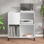 White plywood record cabinet 84.5x38x89 cm by vidaXL, CD and DVD storage - Ref: Foro24-831997, Price: 83,39 €, Discount: %