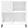 Mueble para discos madera contrachapada blanco 84,5x38x89 cm de vidaXL, Almacenamiento para CD y DVD - Ref: Foro24-831997, Pr...