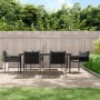 Garden dining set, 7 pieces with synthetic rattan and steel cushions. by vidaXL, Garden sets - Ref: Foro24-3187063, Price: 59...