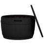 Garden storage box 3 in 1 black polypropylene by vidaXL, Outdoor storage boxes - Ref: Foro24-364161, Price: 160,88 €, Discoun...