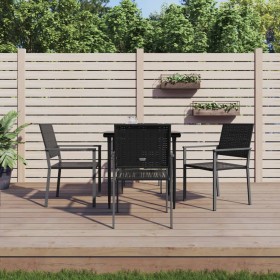 5-teiliges Garten-Essset aus synthetischem Rattan und Stahl von vidaXL, Gartensets - Ref: Foro24-3187004, Preis: 234,99 €, Ra...