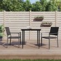 3-teiliges Garten-Essset aus synthetischem Rattan und Stahl von vidaXL, Gartensets - Ref: Foro24-3187003, Preis: 168,41 €, Ra...