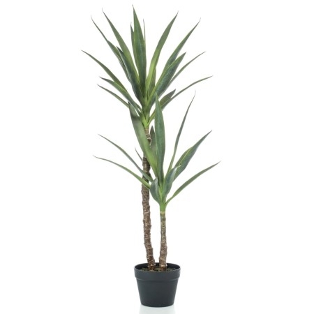 Emerald Planta de yuca artificial en maceta 110 cm de Emerald, Flora artificial - Ref: Foro24-435915, Precio: 112,36 €, Descu...