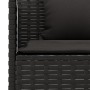 L-shaped garden sofa with black synthetic rattan cushions by vidaXL, Outdoor sofas - Ref: Foro24-362336, Price: 263,45 €, Dis...