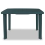 Mesa de jardín de plástico verde 101x68x72 cm de vidaXL, Mesas de jardín - Ref: Foro24-43593, Precio: 79,21 €, Descuento: %