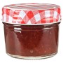 Glass jars of jam with white and red lids, 48 units, 110 ml. by vidaXL, honey jars - Ref: Foro24-50790, Price: 63,77 €, Disco...