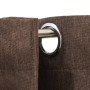 Blackout curtains with linen-look grommets, 2 pieces, gray taupe, 140x225 cm. by vidaXL, Curtains and curtains - Ref: Foro24-...