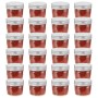 Glass jars of jam with silver lid 24 units 110 ml by vidaXL, honey jars - Ref: Foro24-50792, Price: 37,93 €, Discount: %