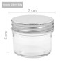 Glass jars of jam with silver lid 24 units 110 ml by vidaXL, honey jars - Ref: Foro24-50792, Price: 37,93 €, Discount: %