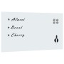 Magnetic glass wall board 120x60 cm by vidaXL, White boards - Ref: Foro24-285376, Price: 81,32 €, Discount: %