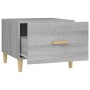 Sonoma-Couchtisch aus grauem Sperrholz, 50 x 50 x 40 cm von vidaXL, Couchtisch - Ref: Foro24-817533, Preis: 35,74 €, Rabatt: %