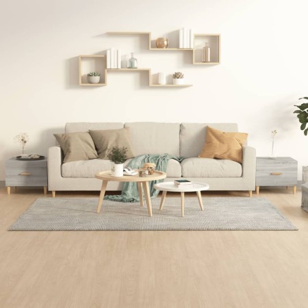 Coffee tables 2 units Sonoma gray engineered wood 50x50x40 cm by vidaXL, Coffee table - Ref: Foro24-817534, Price: 60,91 €, D...