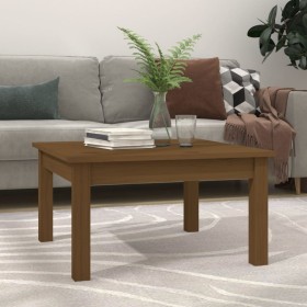 Solid pine wood honey brown coffee table 55x55x30 cm by vidaXL, Coffee table - Ref: Foro24-814232, Price: 35,99 €, Discount: %